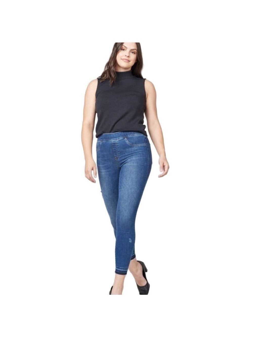 Spanx Slimming Ankle length skinny jeans